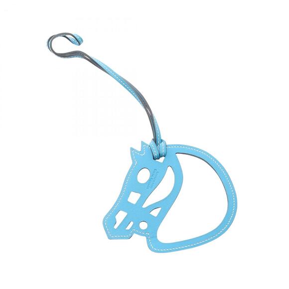 Hermes Herms Paddock Cheval Horse Blue Zanzibar
